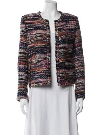 Pre-owned Iro Tweed Pattern Jacket In Multi