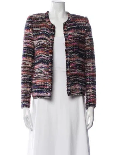 Pre-owned Iro Tweed Pattern Jacket In Multi