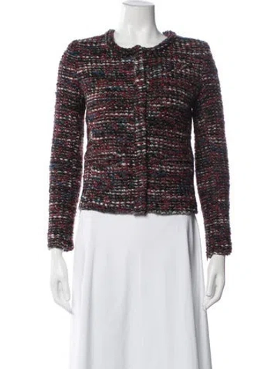 Pre-owned Iro Tweed Pattern Jacket In Multi