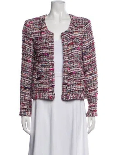 Pre-owned Iro Tweed Pattern Jacket In Multi