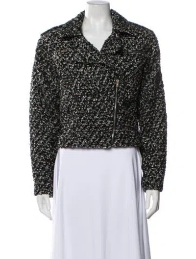 Pre-owned Iro Tweed Pattern Jacket In Multicolor