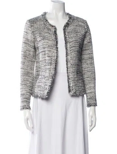 Pre-owned Iro Tweed Pattern Jacket In Multicolor