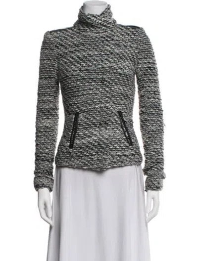 Pre-owned Iro Tweed Pattern Jacket In Multicolor