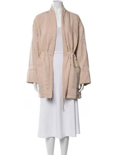 Pre-owned Iro Tweed Pattern Jacket In Neutral