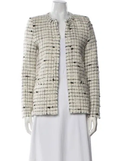 Pre-owned Iro Tweed Pattern Jacket In Neutral
