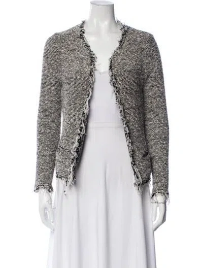 Pre-owned Iro Tweed Pattern Jacket In Neutral
