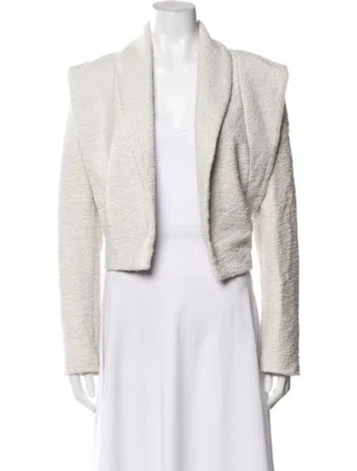 Pre-owned Iro Tweed Pattern Jacket In Neutral