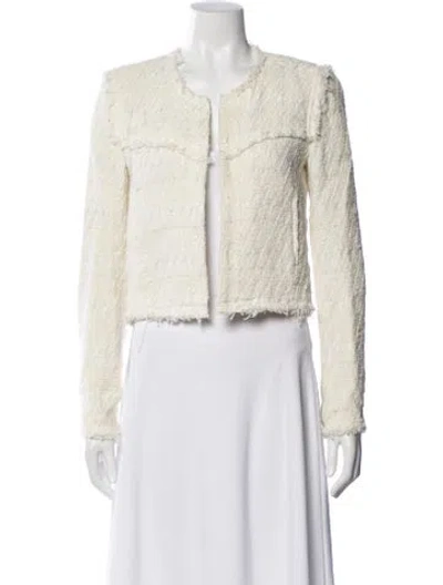 Pre-owned Iro Tweed Pattern Jacket In Neutral