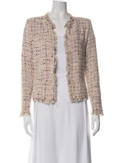 Pre-owned Iro Tweed Pattern Jacket In Neutrals