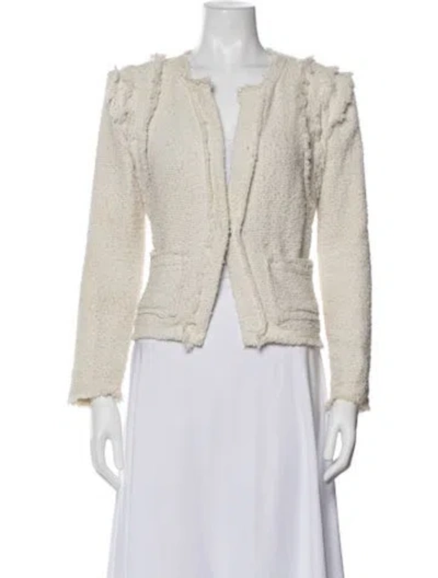 Pre-owned Iro Tweed Pattern Jacket In Neutrals