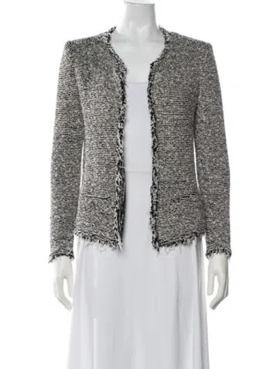 Pre-owned Iro Tweed Pattern Jacket In Neutrals