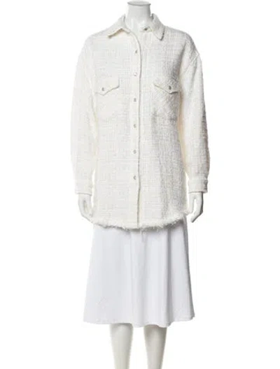 Pre-owned Iro Tweed Pattern Jacket In Neutrals