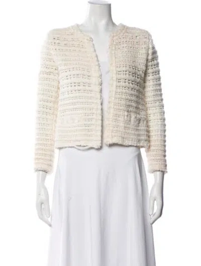Pre-owned Iro Tweed Pattern Jacket In Neutrals