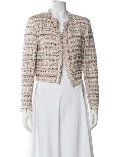 Pre-owned Iro Tweed Pattern Jacket In Neutrals