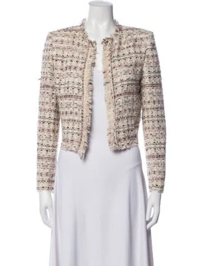 Pre-owned Iro Tweed Pattern Jacket In Neutrals