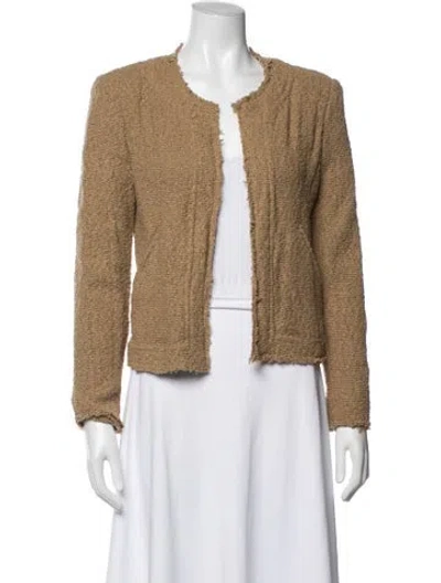 Pre-owned Iro Tweed Pattern Jacket In Neutrals