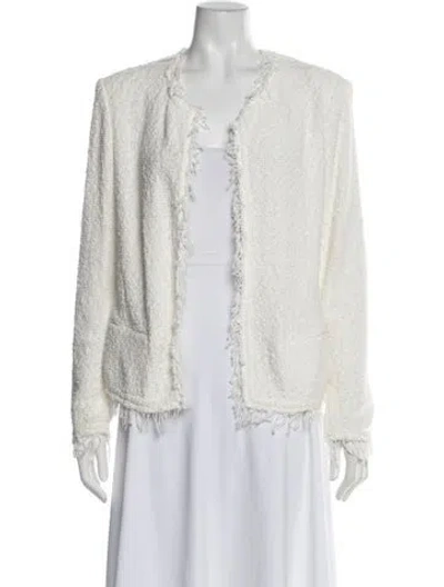 Pre-owned Iro Tweed Pattern Jacket In Neutrals