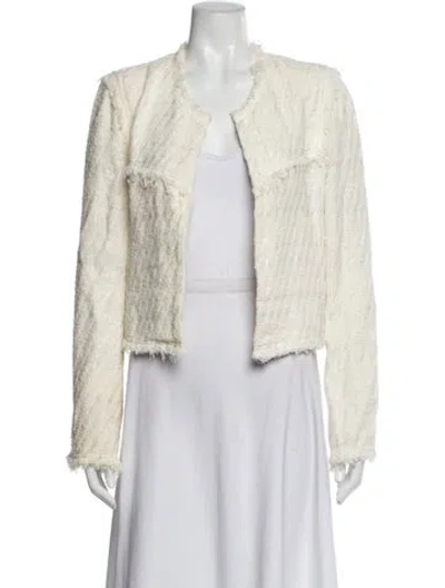 Pre-owned Iro Tweed Pattern Jacket In Neutrals
