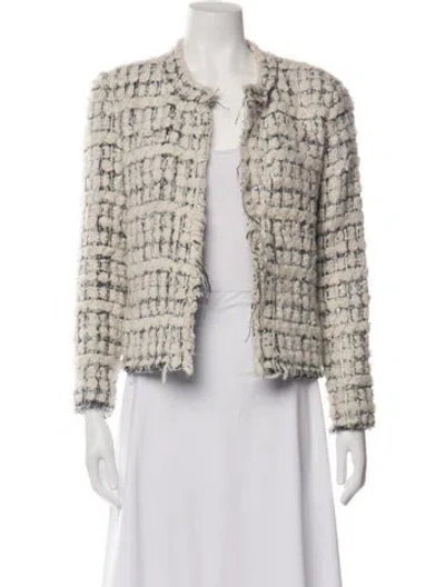 Pre-owned Iro Tweed Pattern Jacket In Neutrals