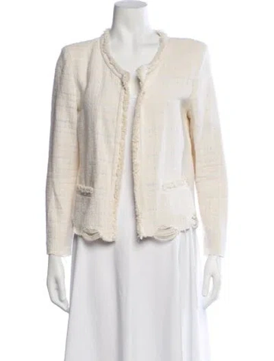 Pre-owned Iro Tweed Pattern Jacket In Neutrals
