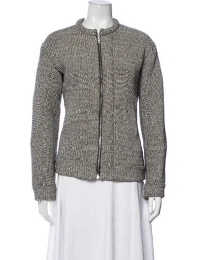 Pre-owned Iro Tweed Pattern Jacket In Neutrals