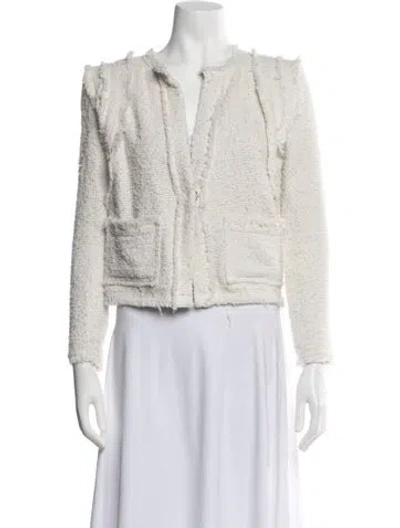 Pre-owned Iro Tweed Pattern Jacket In Neutrals