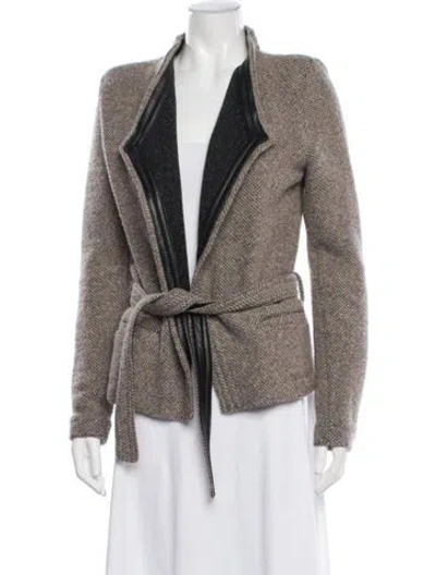 Pre-owned Iro Tweed Pattern Jacket In Neutrals