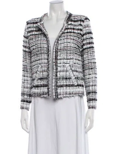 Pre-owned Iro Tweed Pattern Jacket In Neutrals