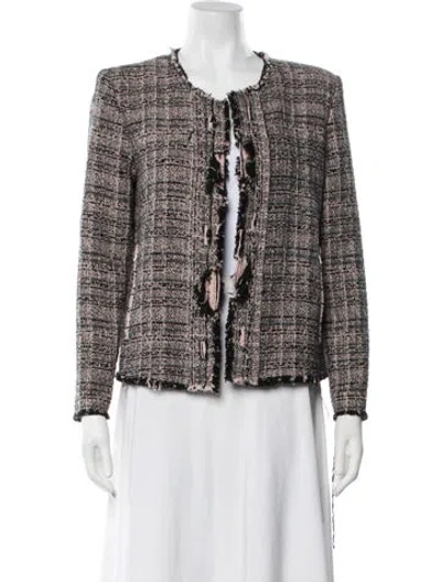 Pre-owned Iro Tweed Pattern Jacket In Neutrals