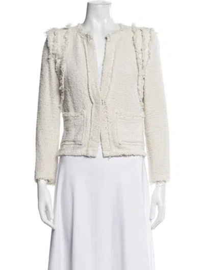 Pre-owned Iro Tweed Pattern Jacket In Neutrals