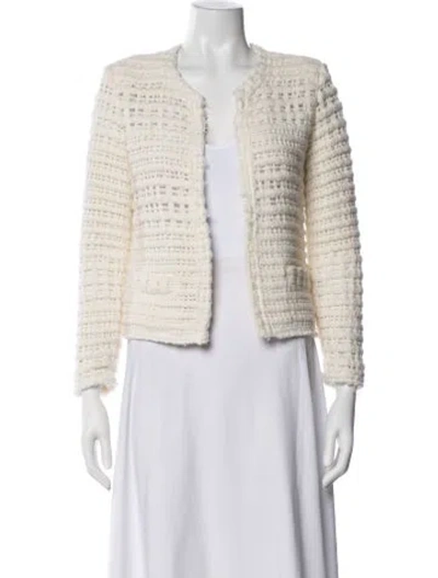 Pre-owned Iro Tweed Pattern Jacket In Neutrals