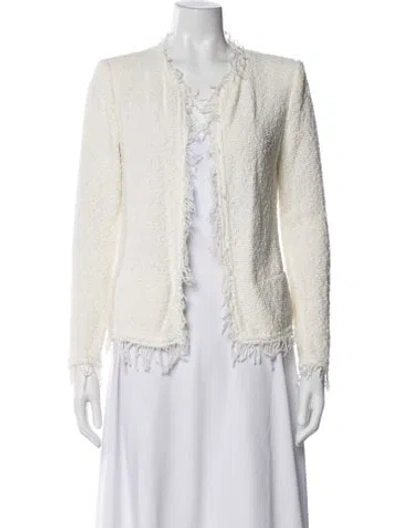 Pre-owned Iro Tweed Pattern Jacket In Neutrals