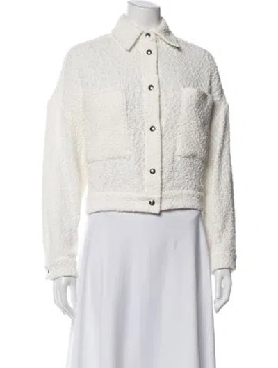 Pre-owned Iro Tweed Pattern Jacket W/ Tags In Neutral