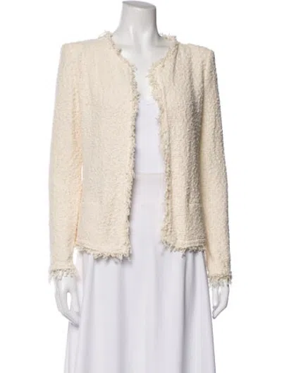 Pre-owned Iro Tweed Pattern Jacket W/ Tags In Pink