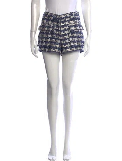 Pre-owned Iro Tweed Pattern Mini Shorts In Pink