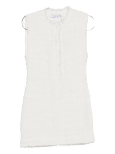 IRO TWEED SLEEVELESS MINI DRESS