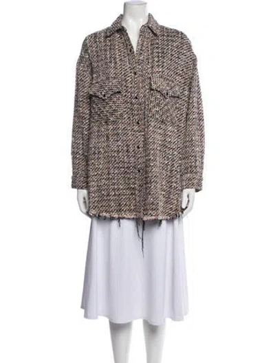 Pre-owned Iro Tweed Tweed Pattern Jacket In Neutrals