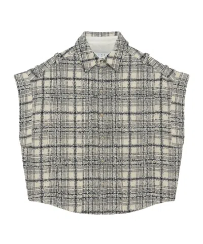 Iro Tweed Vest In Gray