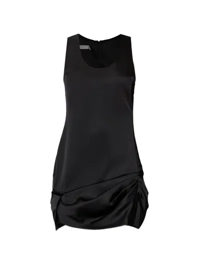 Iro Tyliana Gathered Mini Dress In Black