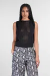 Iro Ulzie Topwear In Black Viscose