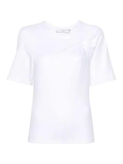 Iro Umae Cotton Blend T-shirt In White