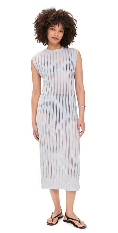 Iro Urielle Dress Steel Jersey In Multi