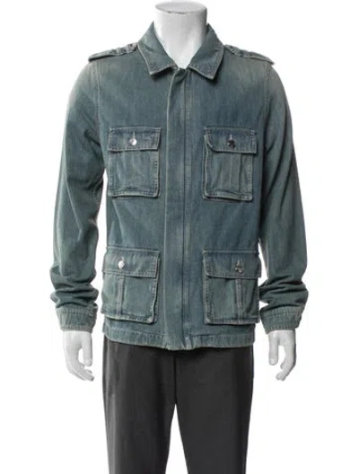 Pre-owned Iro Utility Jacket In Blue