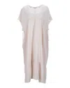 Iro V-neck Midi Dress In White Viscose In White