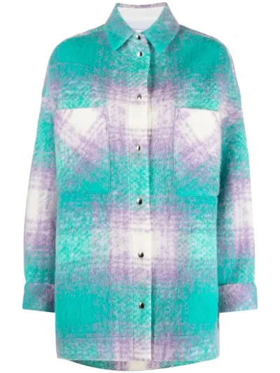 Iro Valaria Plaid Overshirt In Multi