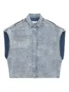Iro Valentina Overshirt In Blue