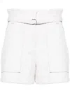 Iro Vanay Tweed Shorts In Neutrals