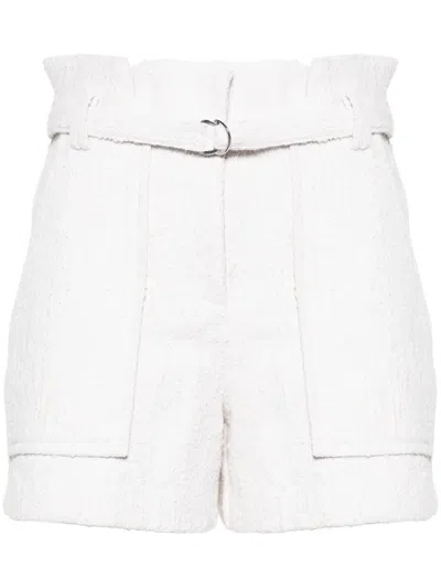 Iro Vanay Tweed Shorts In Neutrals