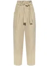 Iro Belt-loop Casual Pants In Neutrals