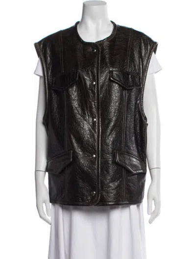 Pre-owned Iro Vest In Black